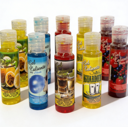 LUBRICANTE GEL CALIENTE SABORES