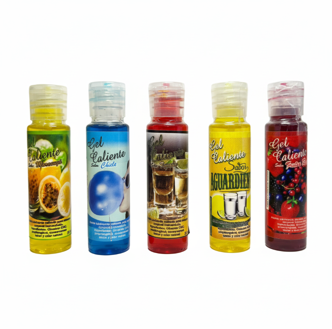 LUBRICANTE GEL CALIENTE SABORES