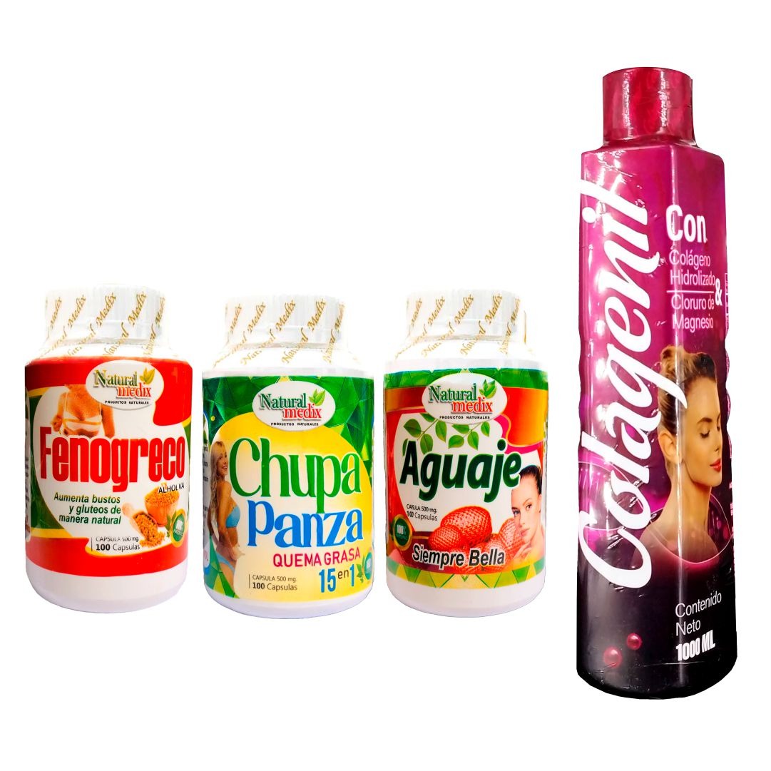 FENOGRECO + CHUPA PANZA + AGUAJE SIEMPRE BELLA + COLAGENIL - Imperio7