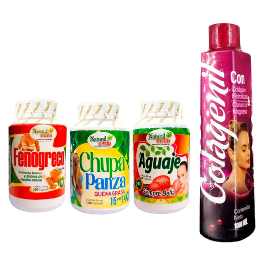 FENOGRECO + CHUPA PANZA + AGUAJE SIEMPRE BELLA + COLAGENIL - Imperio7