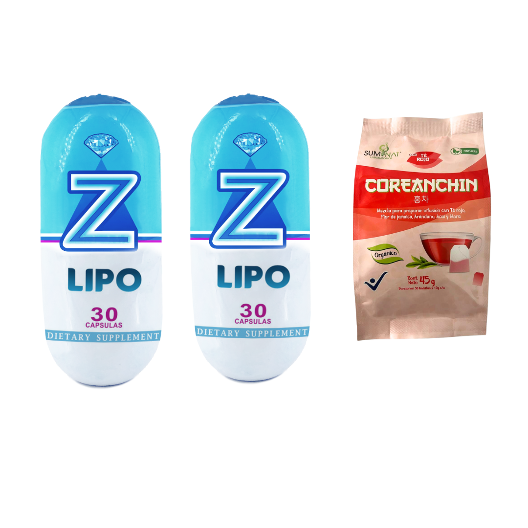 Z LIPO X2 QUEMADOR DE GRASA + TE ROJO - Imperio7