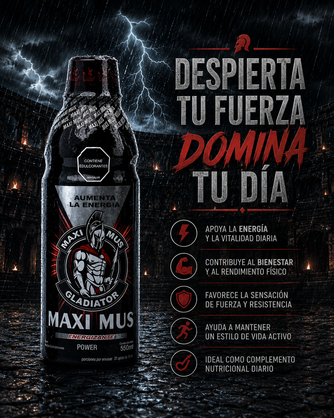 MAXIMUS GLADIADOR JARABE