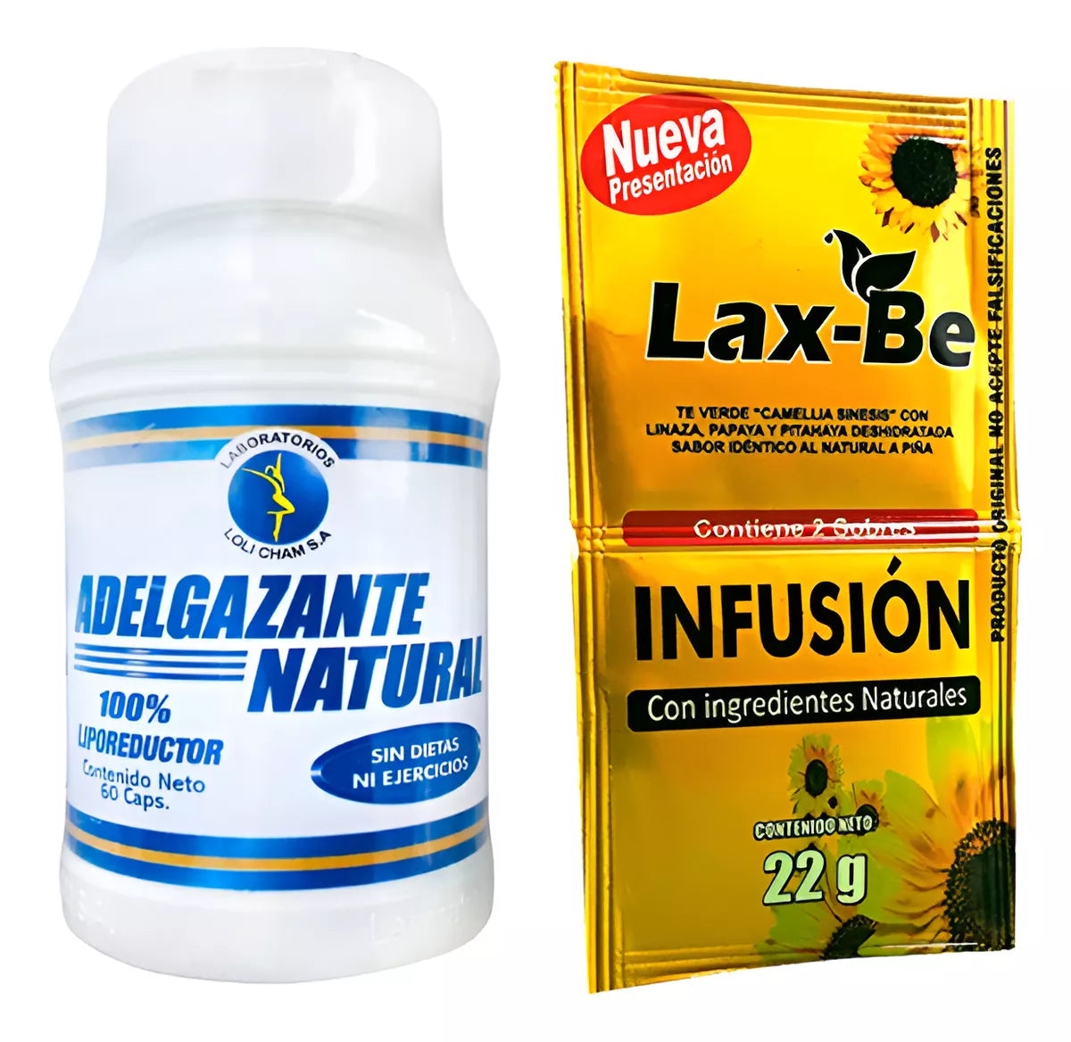 Quemador De Grasa Natural Loli Cham + Purgante - Imperio7
