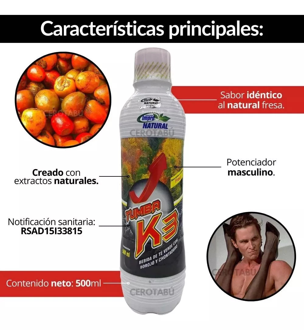 Alfasx Max Energizante + Tumba K3 + Retardante Rino Crema X2 - Imperio7