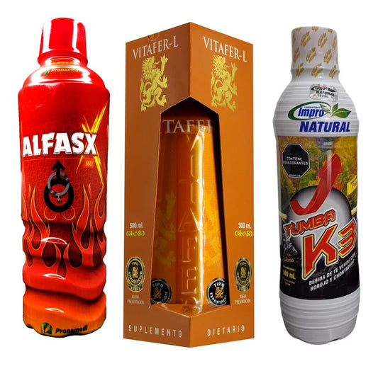 Alfasx Max Energizante + Vitafer + Nuevo Meromacho Tumba K3 - Imperio7