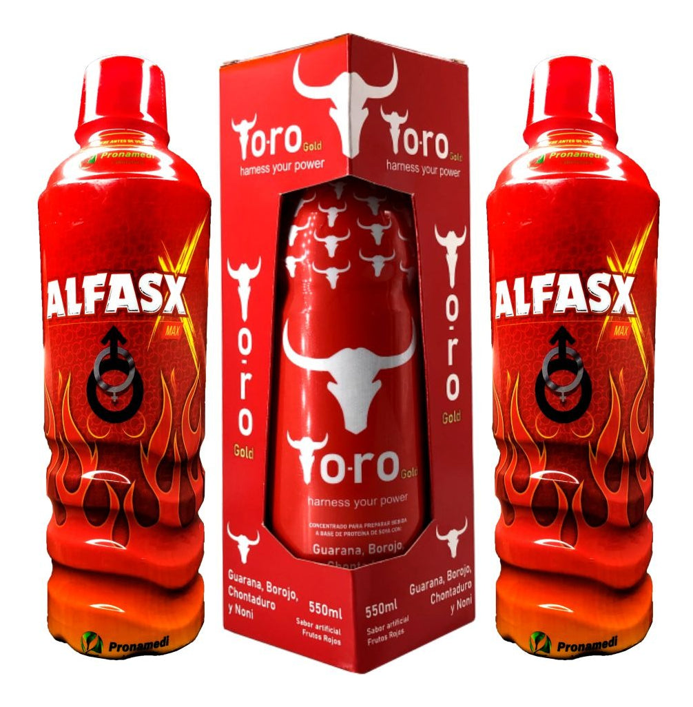 Alfasx Max Energizante X2 + Potenciador Toro 500ML - Imperio7