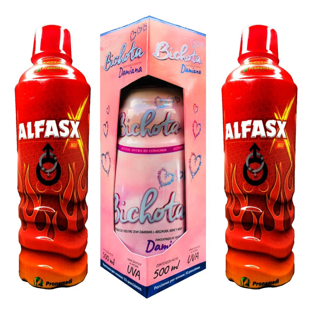 Alfasx Max Energizante X2 + Bichota 500ML - Imperio7