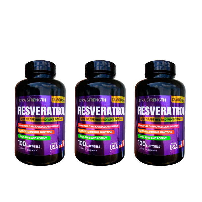 Resveratrol Ultra Strength 12.600mg X3 - Imperio7