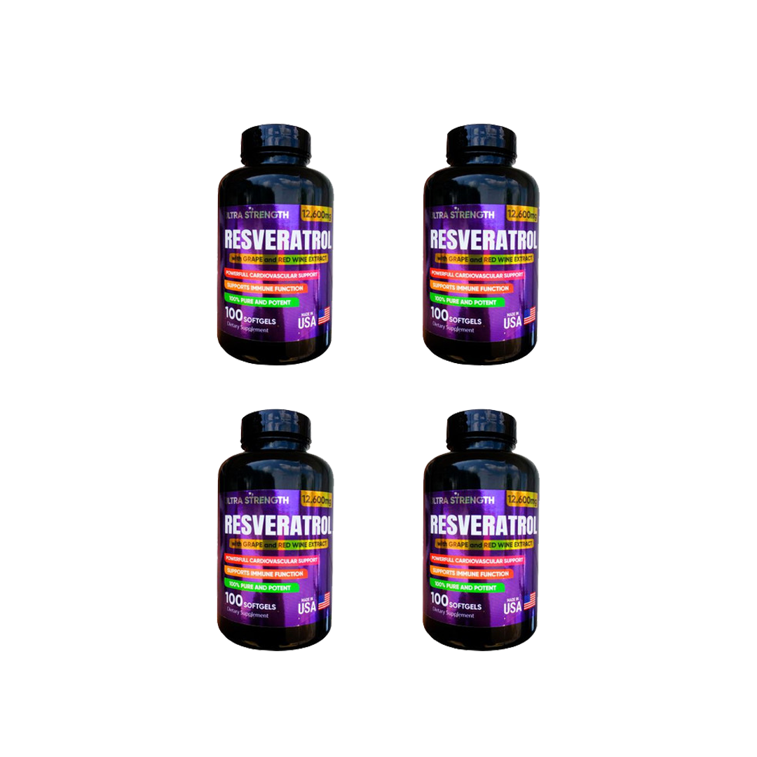 Resveratrol Ultra Strength 12.600mg X4 - Imperio7