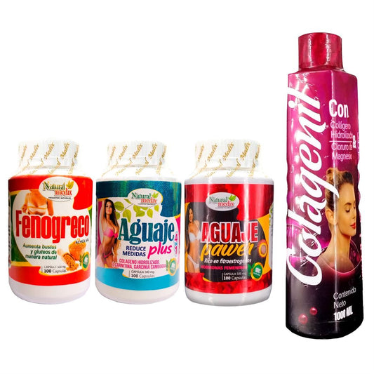 Fenogreco +Aguaje Plus + Aguaje Pawer + Colagenil - Imperio7