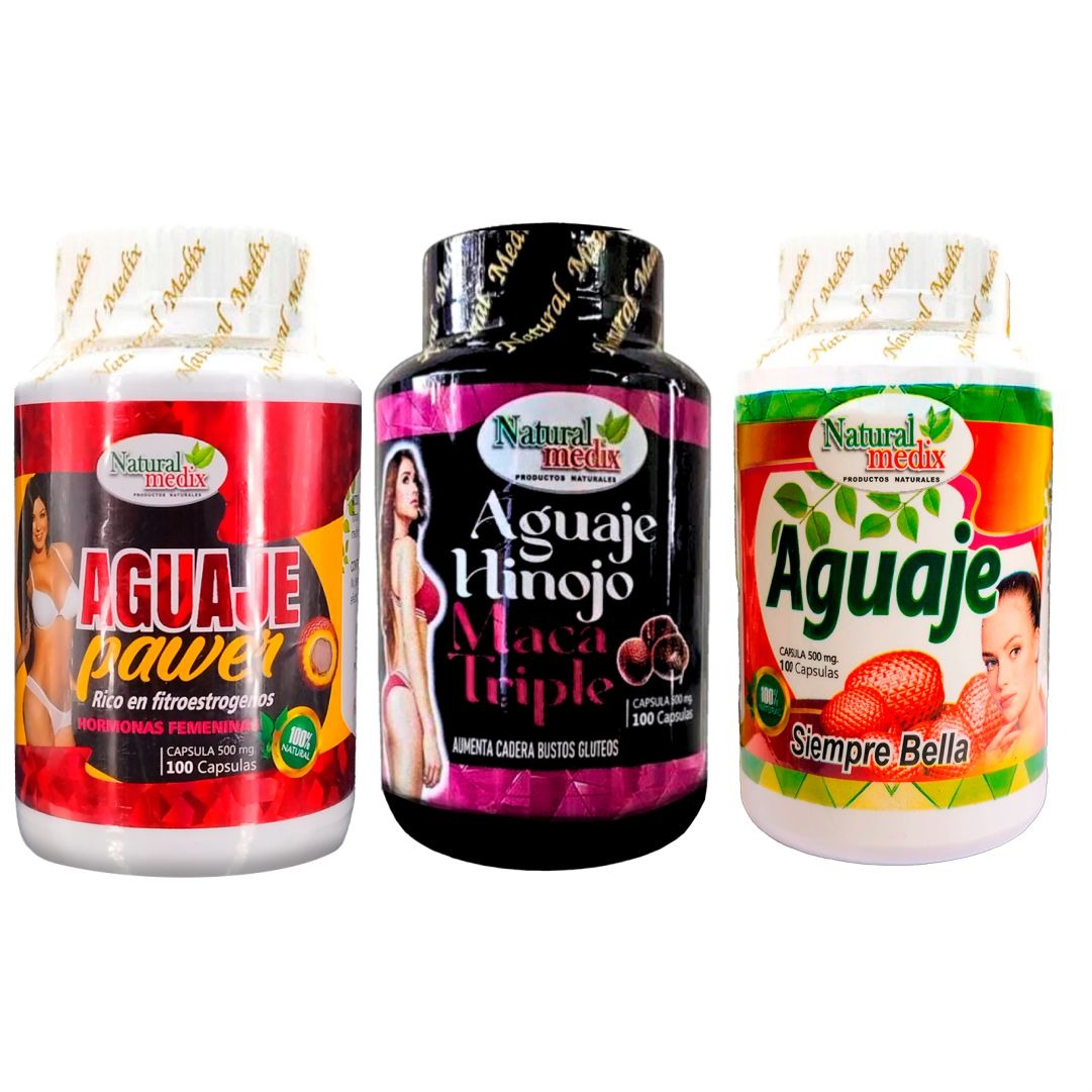 Aguaje Pawer + Aguaje Hinojo + Aguaje Siempre Bella - Imperio7