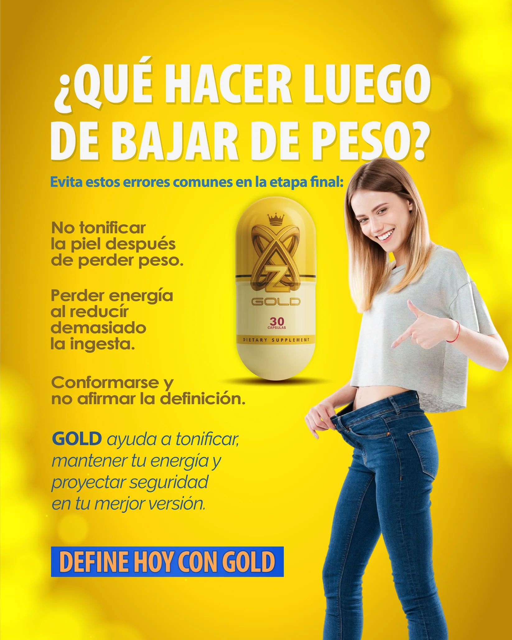 Adelgazante ZX Gold Dorado - Imperio7
