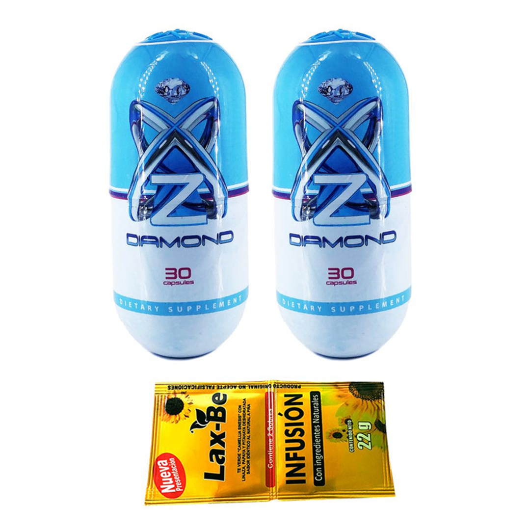 Zx Dietario Diamond X2 + Purgante Lax-Be