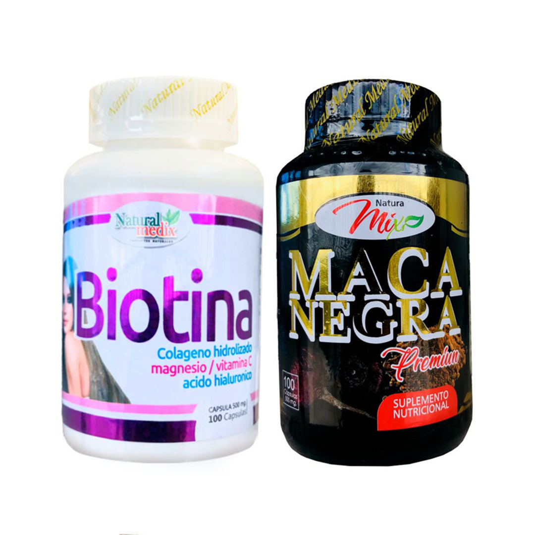 Biotina + Maca Negra Primium - Imperio7