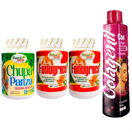 Aguaje Dietario + X2 Fenogreco  + Colagenil - Imperio7