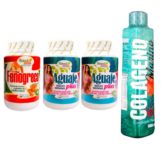 Fenogreco + Aguaje Plus X2 + Colageno Marino