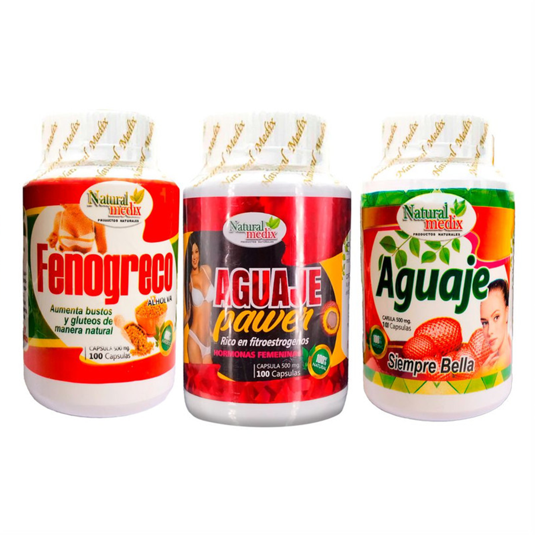 Aguaje Dietario Pawer + Aguaje Plus + Fenogreco