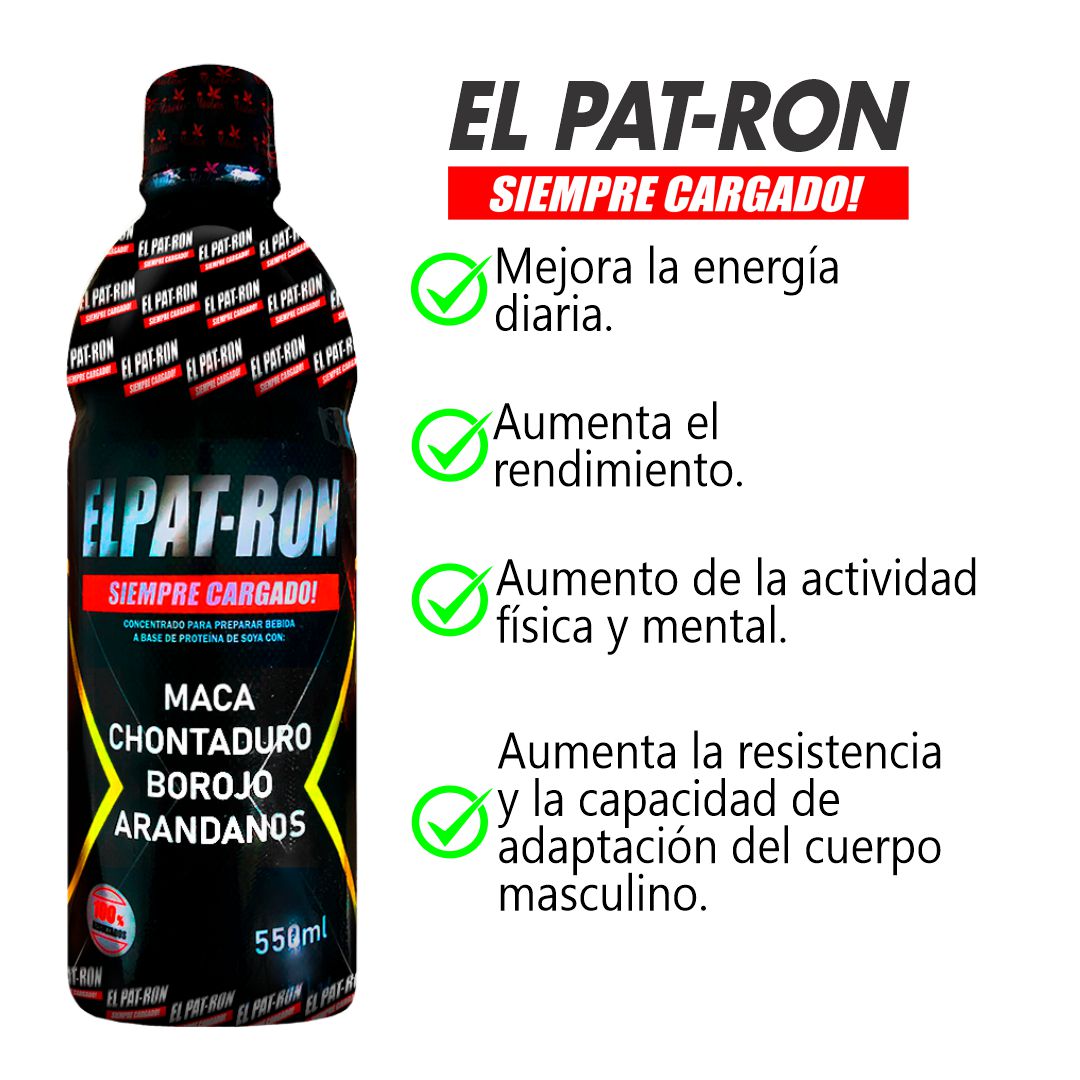 Alfasx Max Energizante X2 + Potenciador Patron 500ML - Imperio7