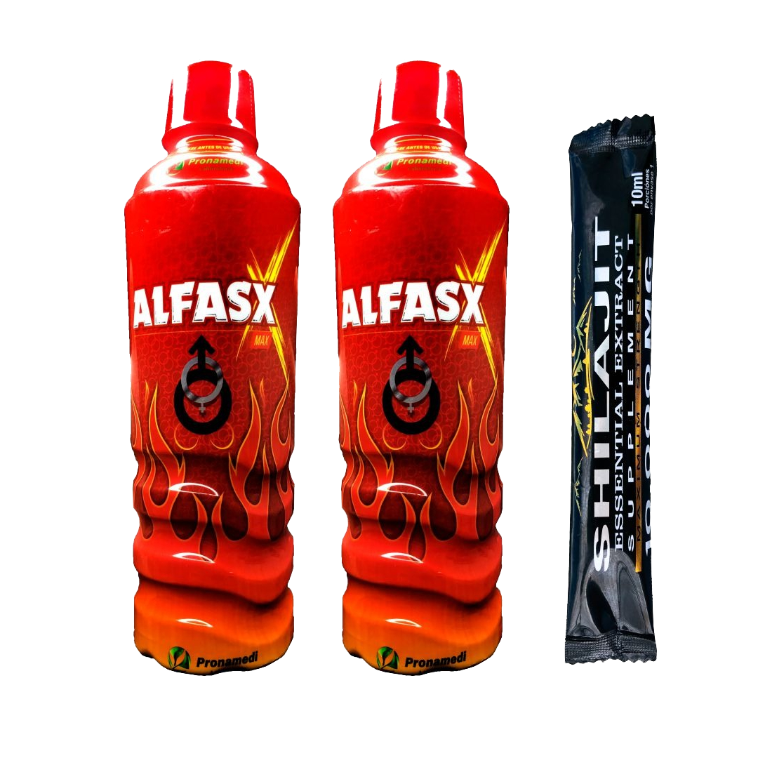 Alfasx Max Energizante X2 + Sachet Shilajit - Imperio7
