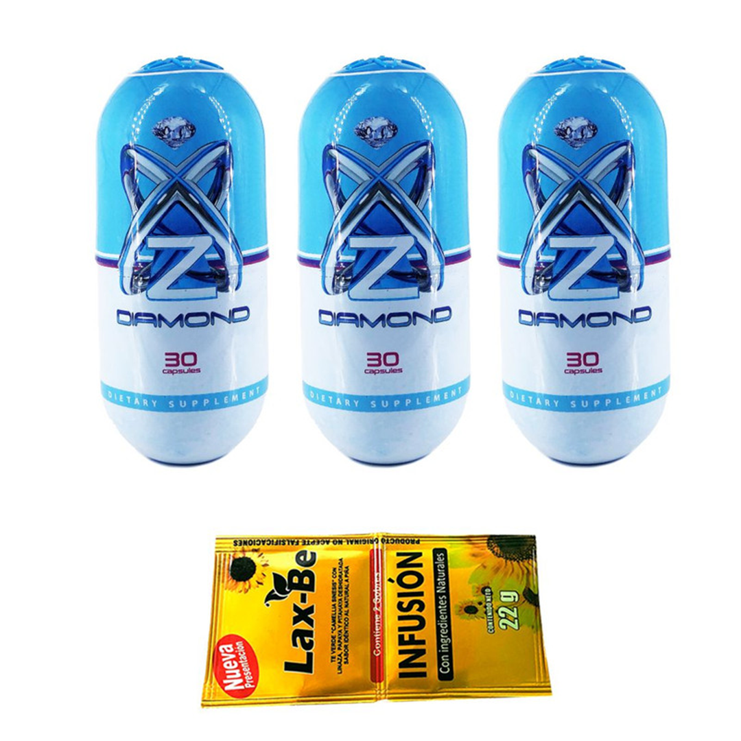 Zx Dietario Diamond X3 + Purgante Lax-Be